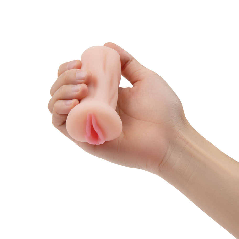 Zolo Stroke Off Mini Pussy Stroker - Flesh Vagina Stroker - Naughty by Nature Adult Store
