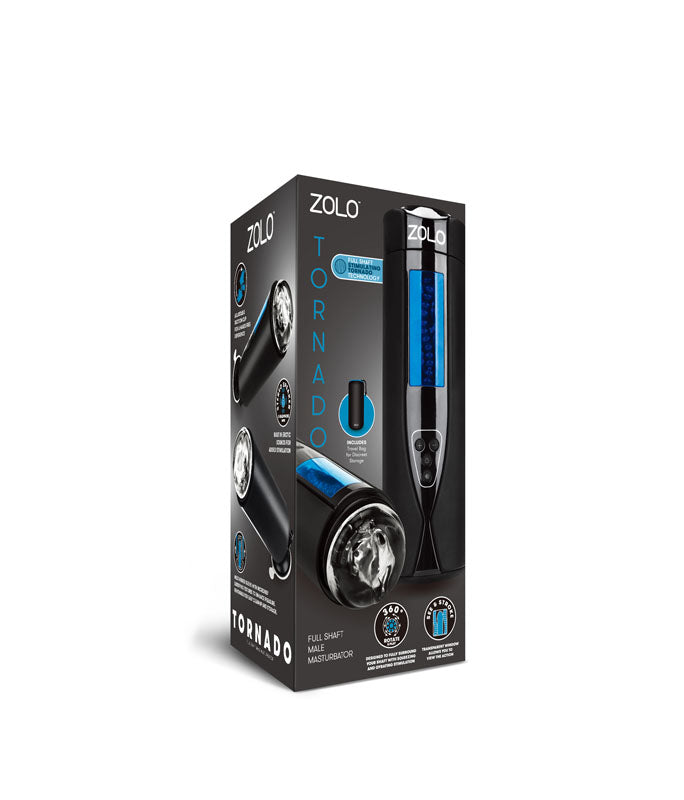 Zolo Tornado - USB Rechargeable Auto Masturbator - Naughty by Nature Adult Store