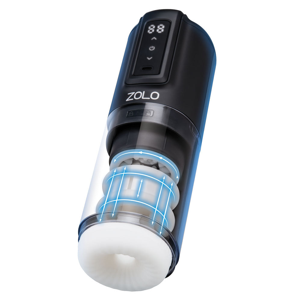 Zolo Hawk Tuah Ultimate BJ Stroker Thrusting Rotating