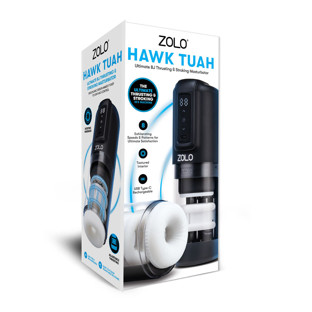 Zolo Hawk Tuah Ultimate BJ Stroker Thrusting Rotating