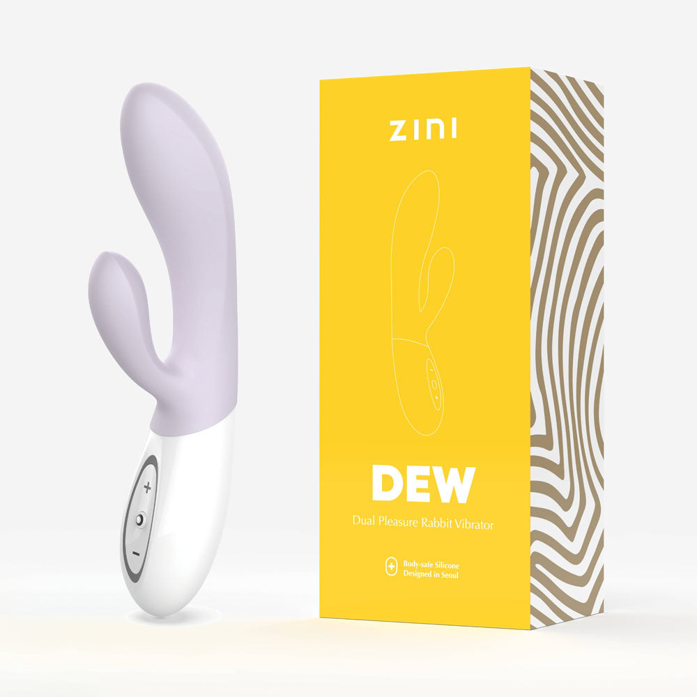 Zini Dew - Purple Hydrangea 20 cm USB Rechargeable Rabbit Vibrator - Naughty by Nature Adult Store