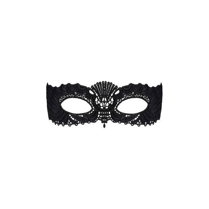 A700 Black Mask with Ribbon Tie - Lingerie