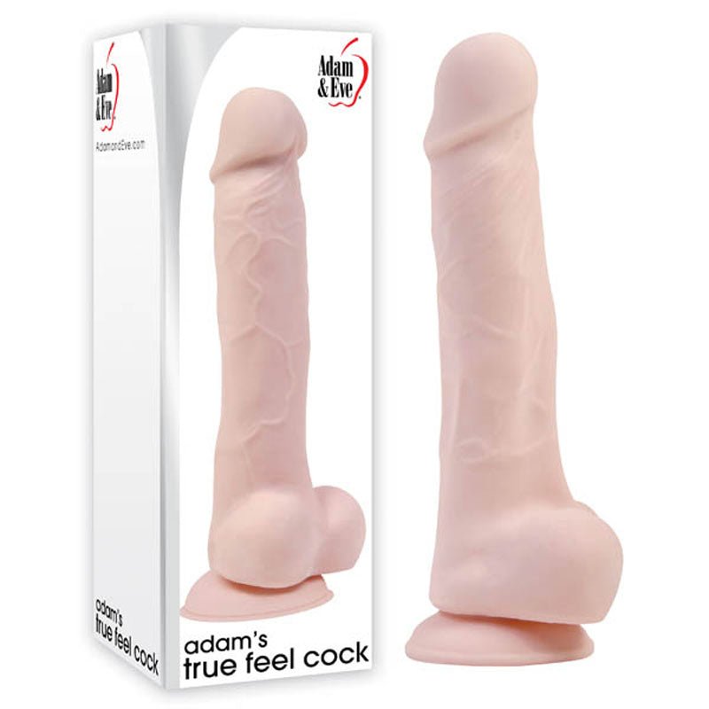 Adam & Eve Adam's True Feel Cock - Flesh 17.8 cm (7'') Dong - DONGS