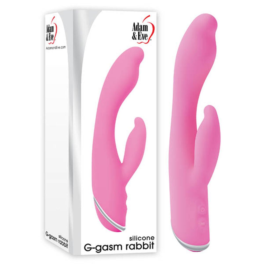 Adam & Eve G - Gasm Rabbit - Pink 20.3 cm (8'') Vibrator - VIBRATORS - RABBIT