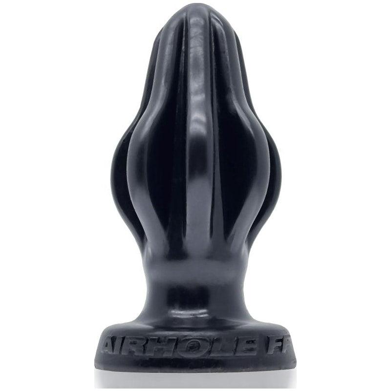 Airhole-2 Finned Buttplug Black - Naughty by Nature Adult Store