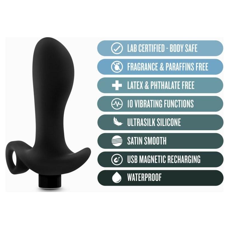 Anal Adventures Platinum Silicone Prostate Massager 01 - Adult Toys