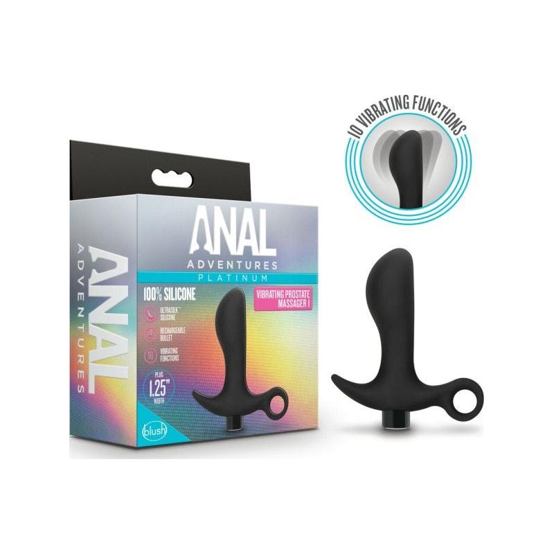 Anal Adventures Platinum Silicone Prostate Massager 01 - Adult Toys