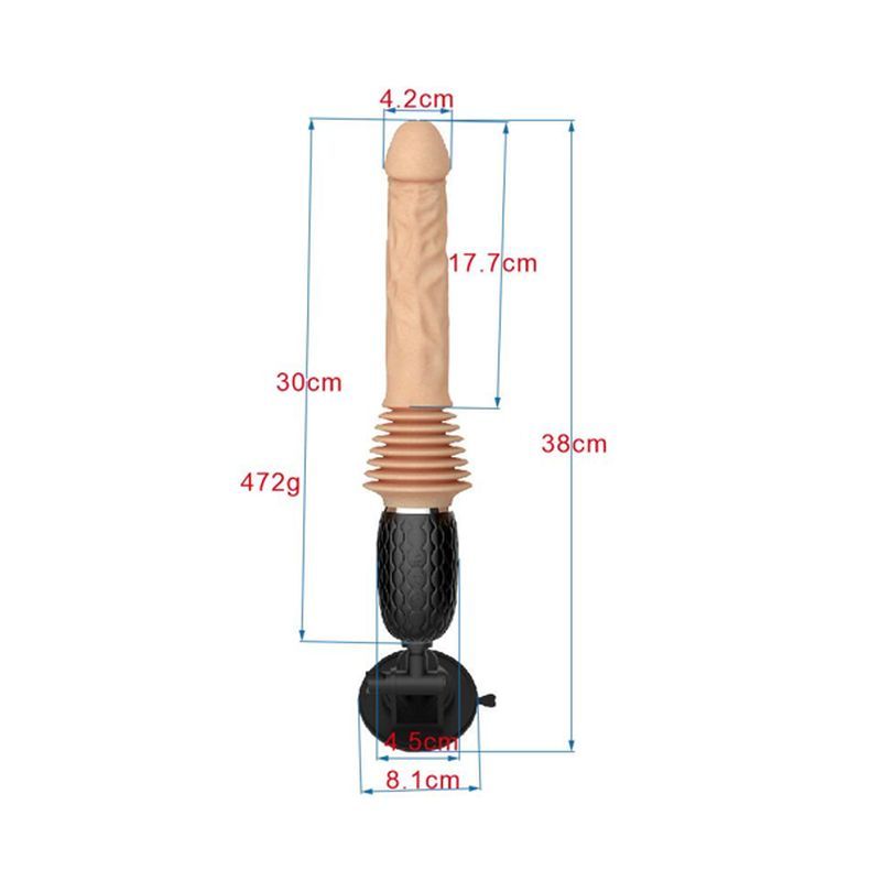 Asmodeus Mountable Remote Heating Thrust Machine - Naughty by Nature Adult Store