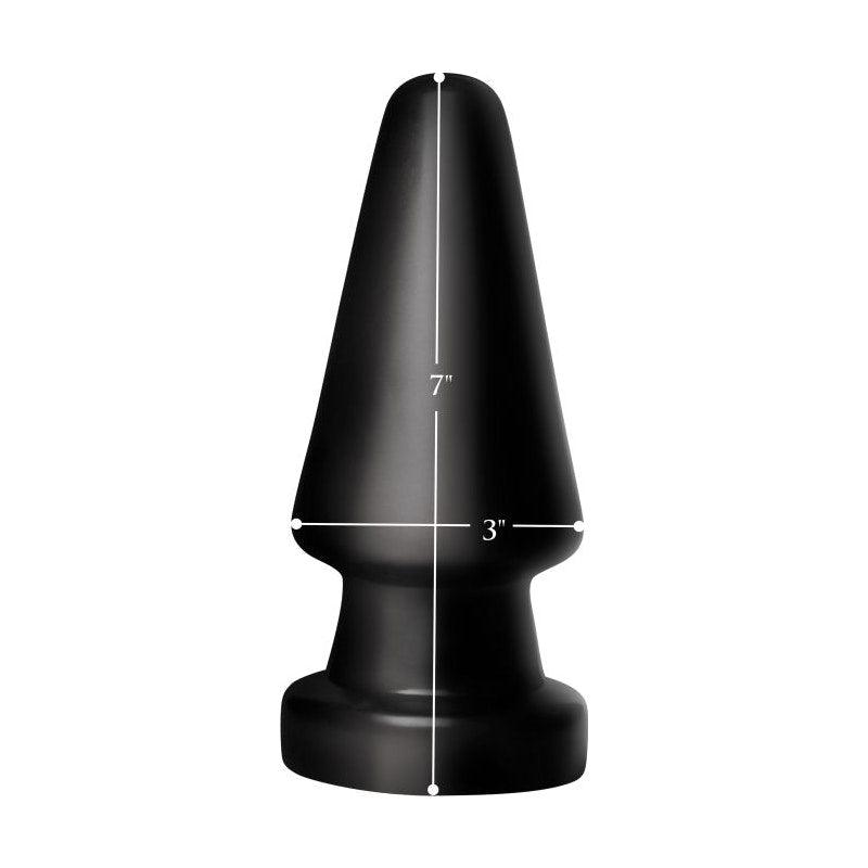 Ass Max Plug Large Anal Plug Black - Naughty by Nature Adult Store