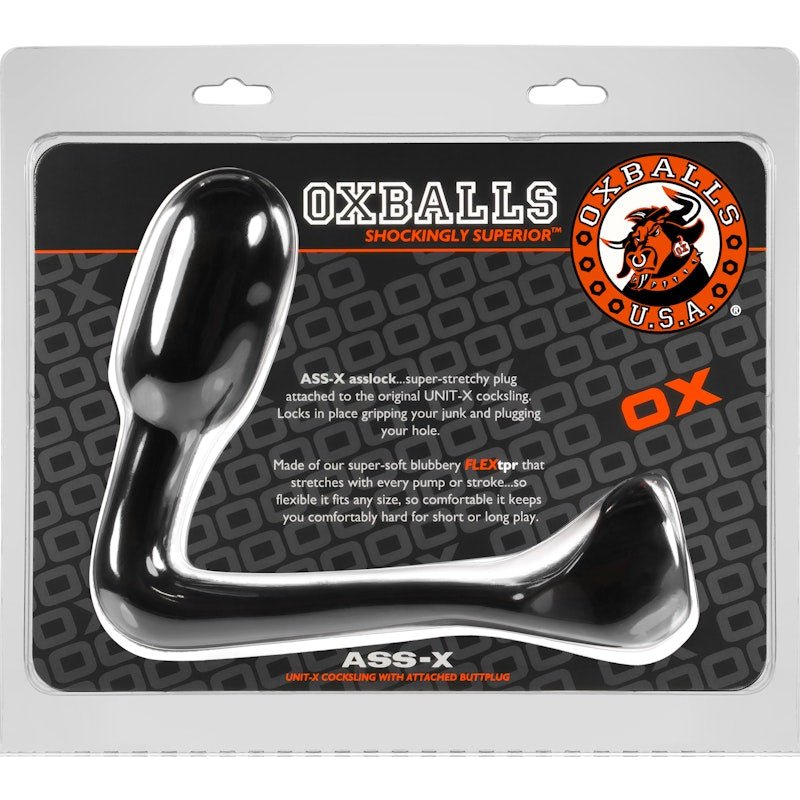 Ass X Asslock Black - Adult Toys