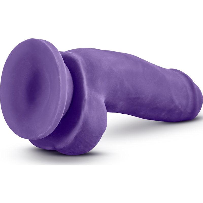 Au Naturel Bold Beefy 7in Dildo Purple - Naughty by Nature Adult Store
