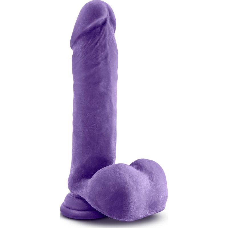 Au Naturel Bold Hero 8in Dildo Purple - Naughty by Nature Adult Store