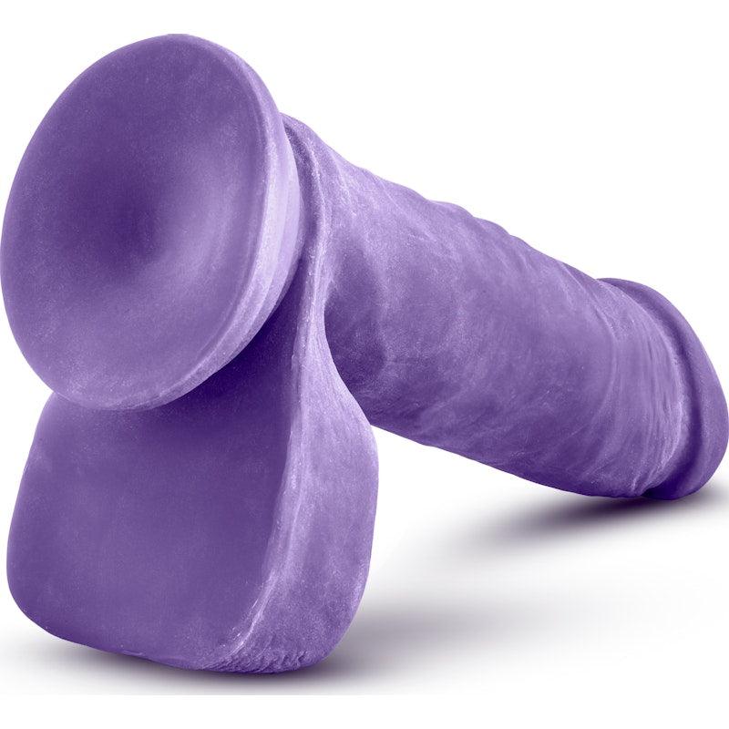 Au Naturel Bold Hero 8in Dildo Purple - Naughty by Nature Adult Store