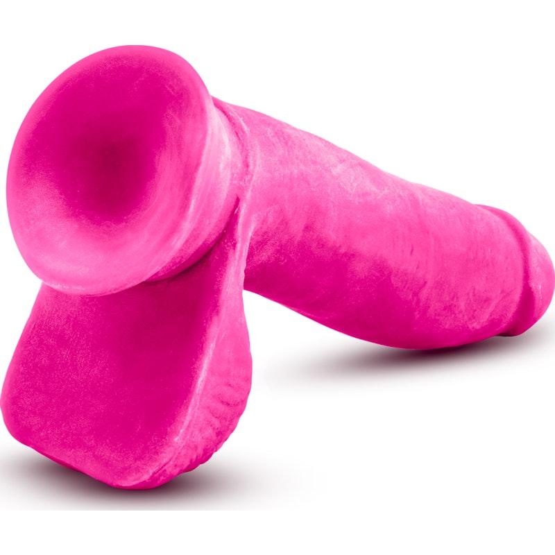 Au Naturel Bold Pleaser 7in Dildo Pink - Naughty by Nature Adult Store