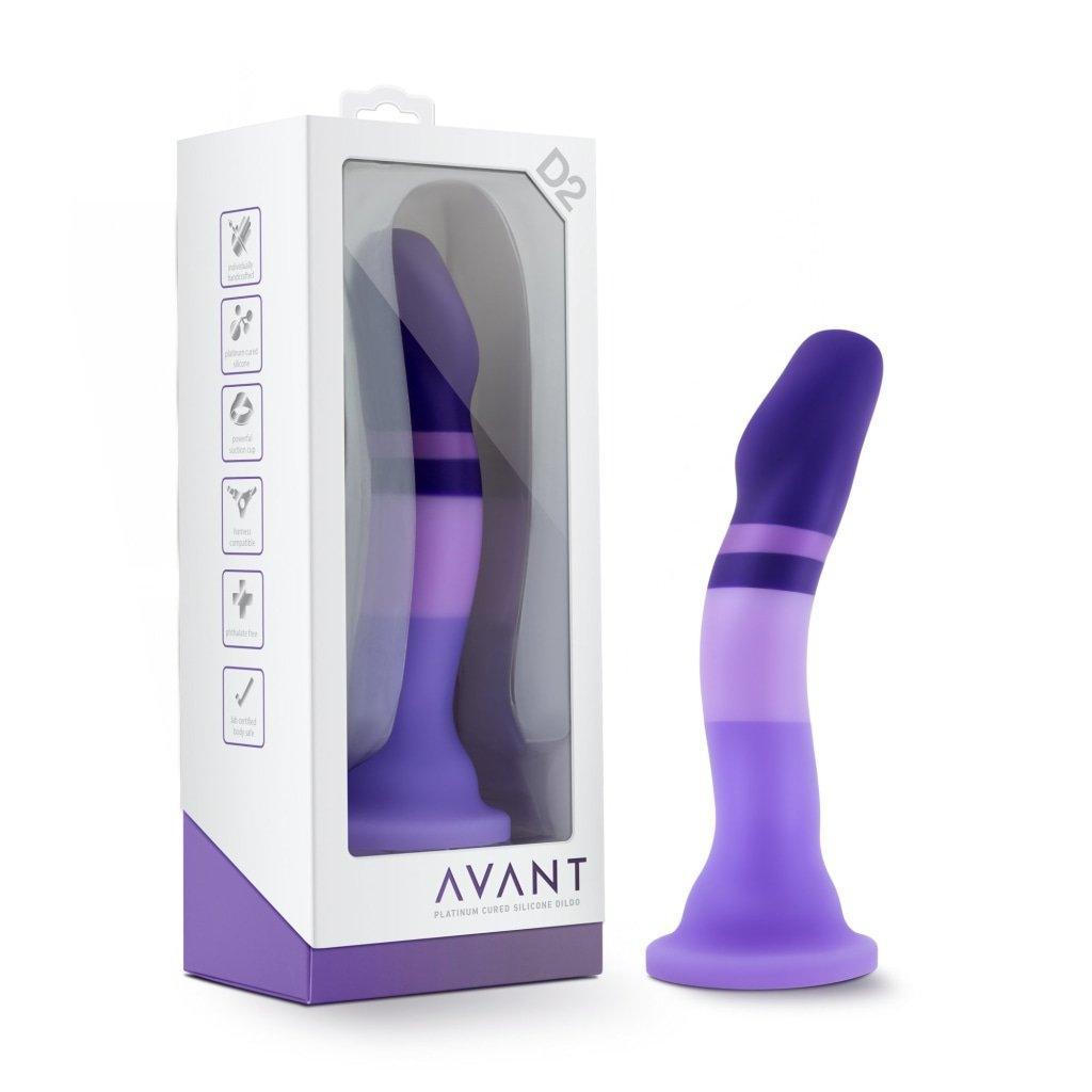 Avant D2 Purple Rain Silicone Dildo - Naughty by Nature Adult Store