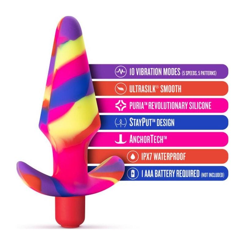 Avant Free Spirit Scarlet Silicone Butt Plug - Naughty by Nature Adult Store