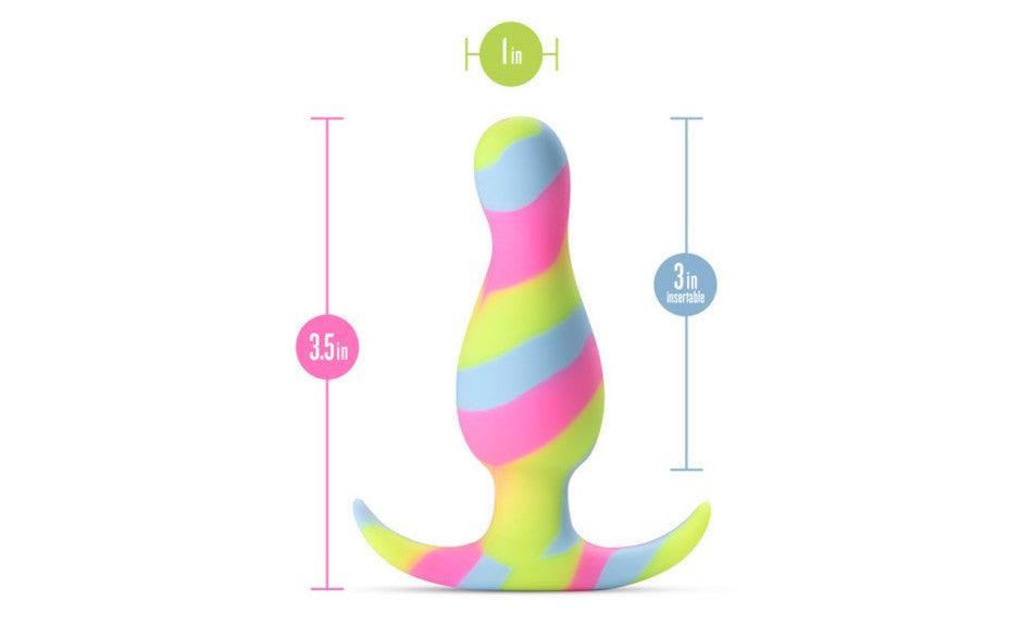 Avant Kaleido Lime Silicone Butt Plug - Naughty by Nature Adult Store