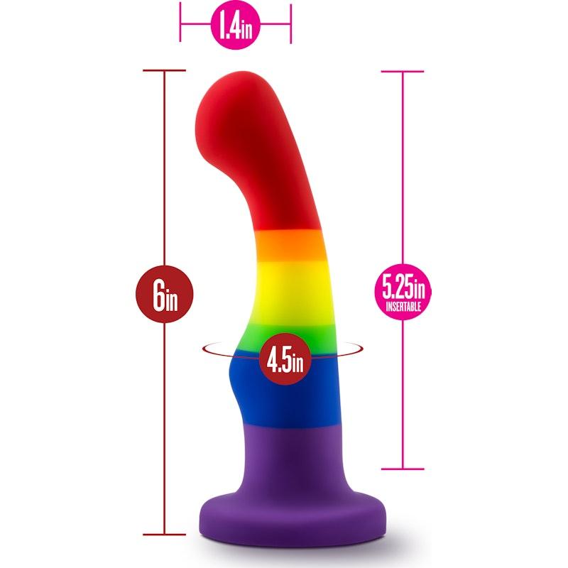 Avant Pride P1 Freedom Silicone Dildo - Naughty by Nature Adult Store