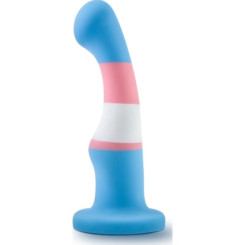Avant Pride P2 True Blue Silicone Dildo - Naughty by Nature Adult Store