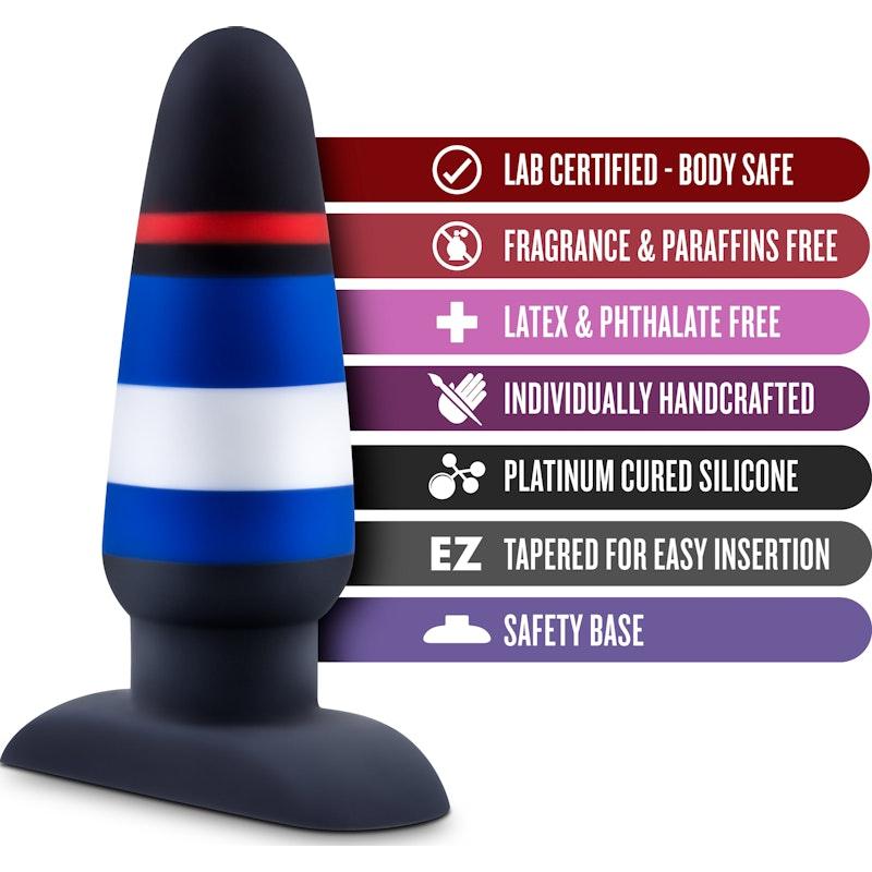 Avant Pride P4 Power Play Silicone Butt Plug - Naughty by Nature Adult Store