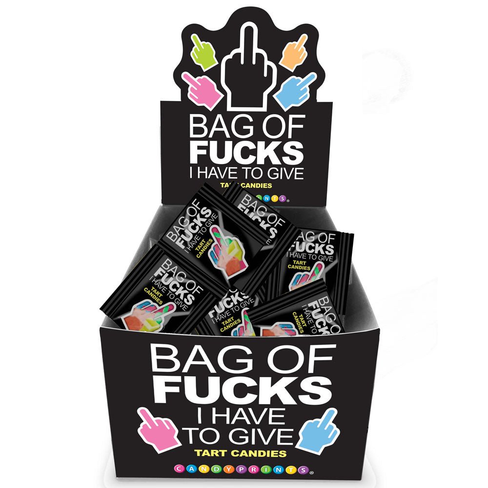 Bag Of Fucks I Have To Give - Display - Counter Display of 100 Mini Packs - NOVELTIES