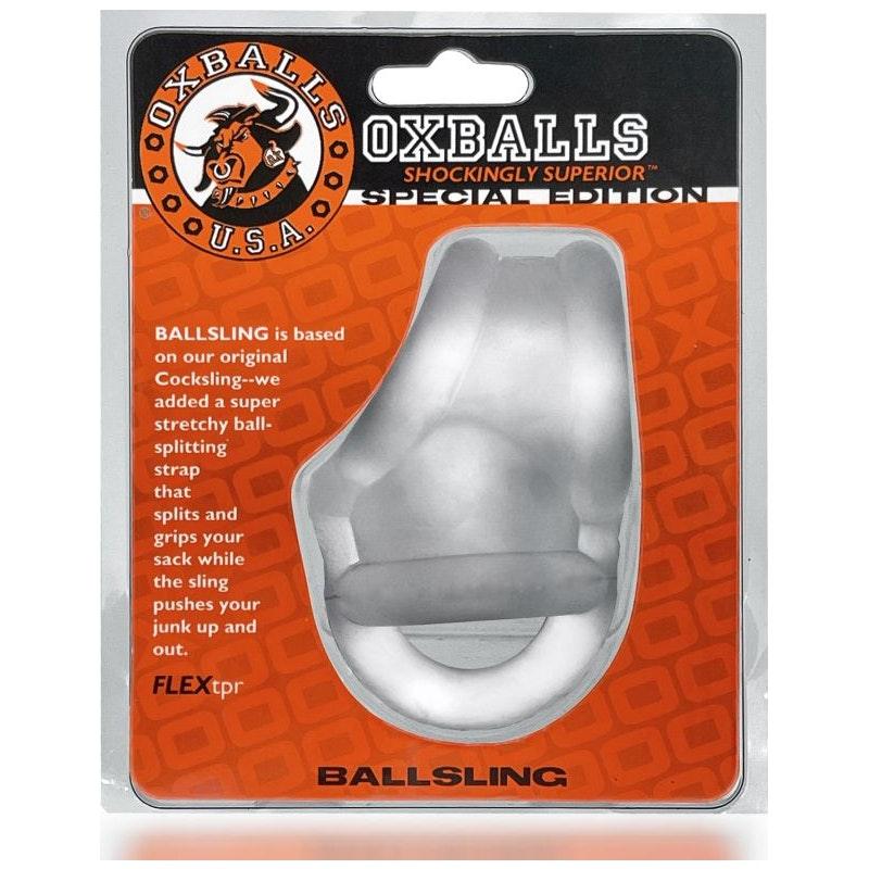 Ballsling Ball Split Sling Clear Ice - Adult Toys