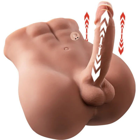 Bartlett 5kg USB Auto Thrusting 15cm Male Cock and Ass - Adult Toys