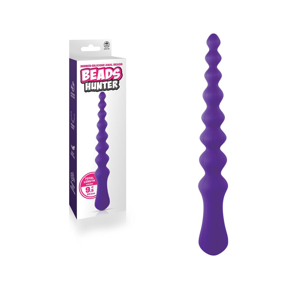 Beads Hunter - Purple - Purple 24.1 cm Anal Beads - ANAL TOYS
