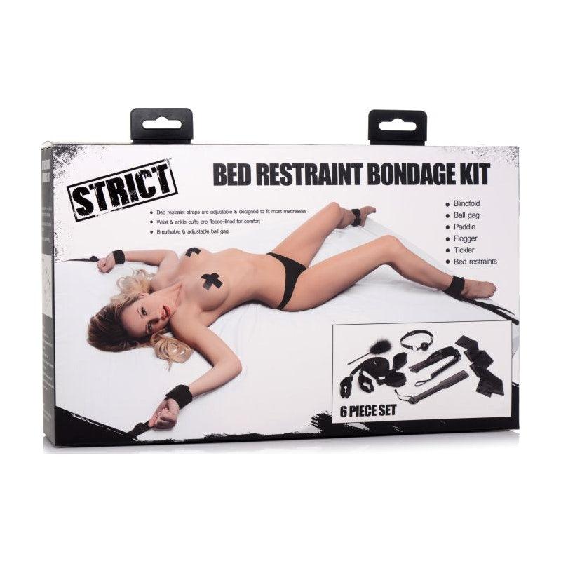 Bed Restraint Bondage Kit Black - Naughty by Nature Adult Store
