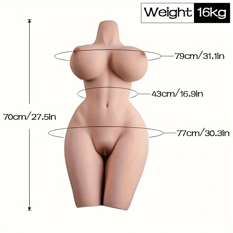 Big Breast Realistic Half Body Sex Doll Torso - Sex Doll