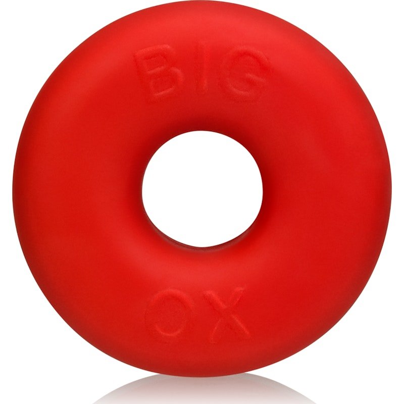 Big Ox Cockring Red Ice - Adult Toys