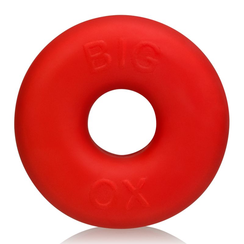 Big Ox Cockring Red Ice - Adult Toys