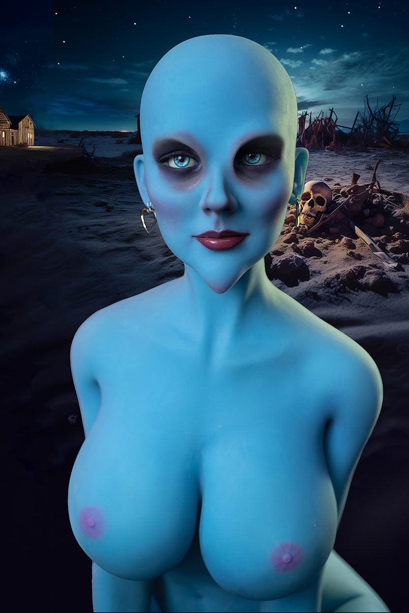 Blue Alien Sex Doll 160cm G A12 - sex doll