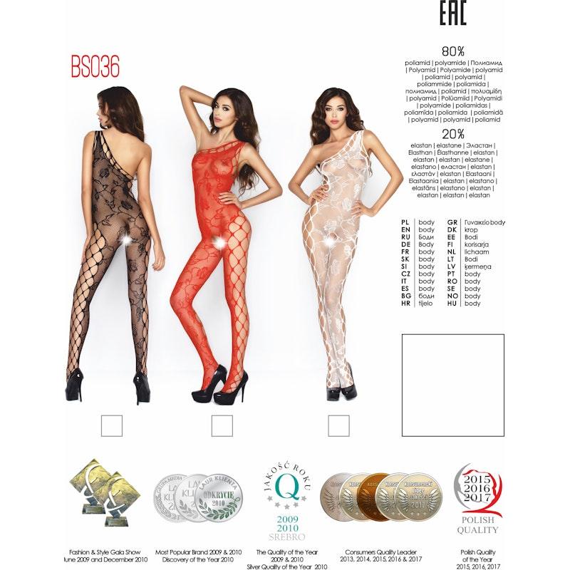 Bodysuit BS036 Red - Naughty by Nature Adult Store