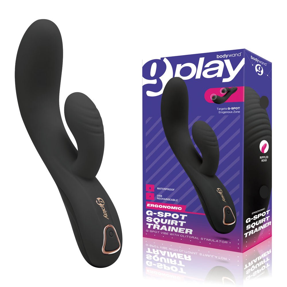 Bodywand G - Play G - Spot Squirt Trainer - Black 19 cm USB Rechargeable Vibrator - VIBRATORS