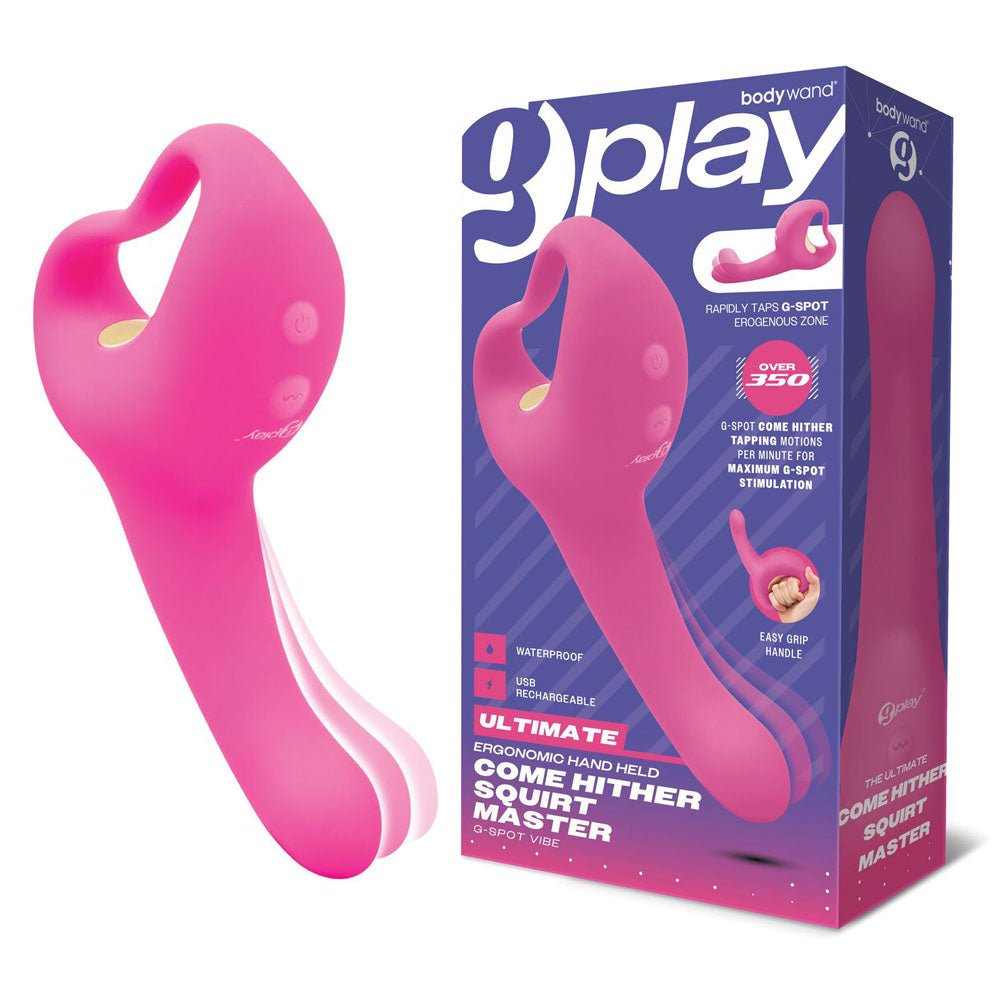 Bodywand G - Play Ultimate Come Hither Squirt Master - Pink 19 cm USB Rechargeable Vibrator - VIBRATORS