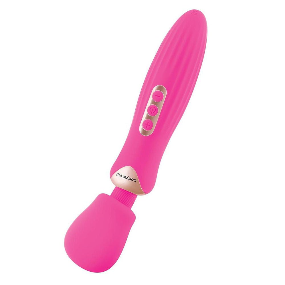 Bodywand Rumble Wand 10 Inch Massage Wand Hot Pink - VIBRATORS