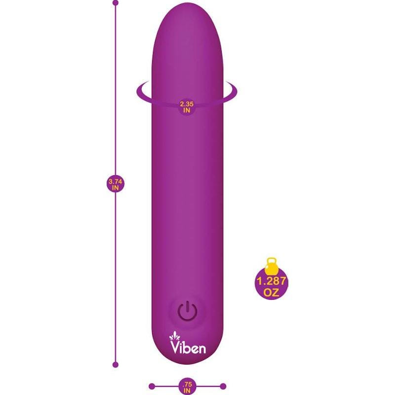 Bombshell 5 Speed 9.5cm USB Mighty Bullet Berry - Adult Toys