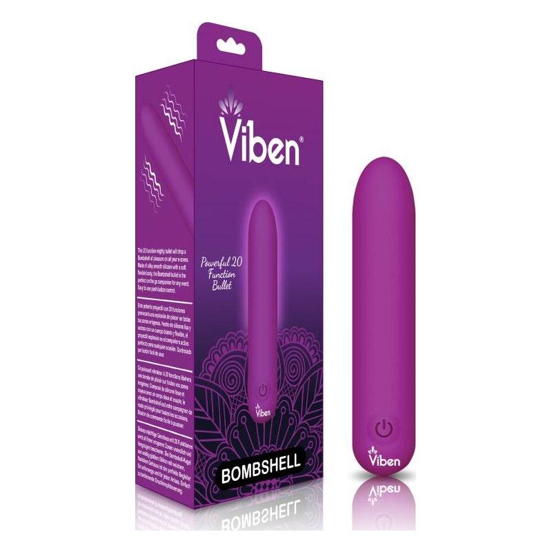Bombshell 5 Speed 9.5cm USB Mighty Bullet Berry - Adult Toys