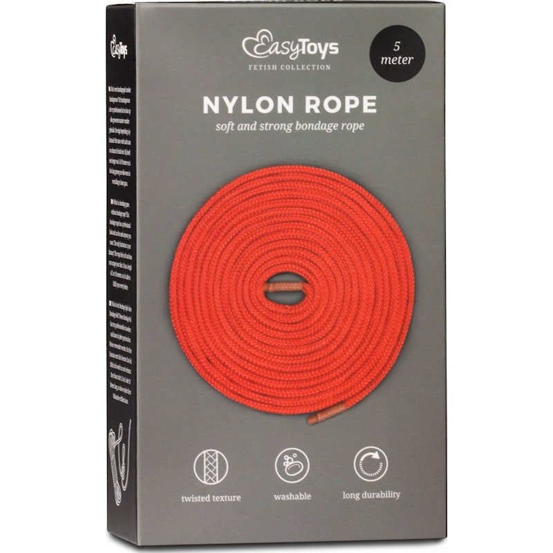 Bondage Rope 5m Red - Adult Toys