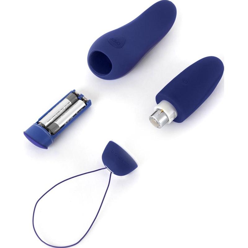 Bswish Bnaughty Deluxe Unleashed Silicone Bullet Vibrator – Midnight Blue - Adult Toys