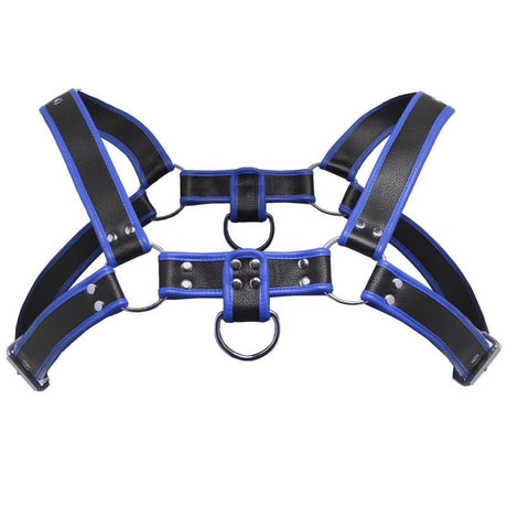 Bulldog Harness Blue - Lingerie