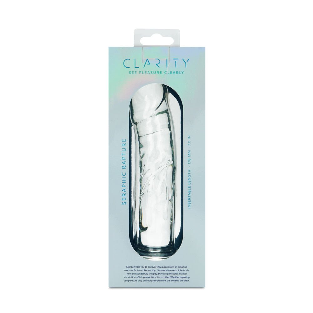 Clarity - Seraphic Rapture 17.8 cm Glass Dildo - GLASS TOYS