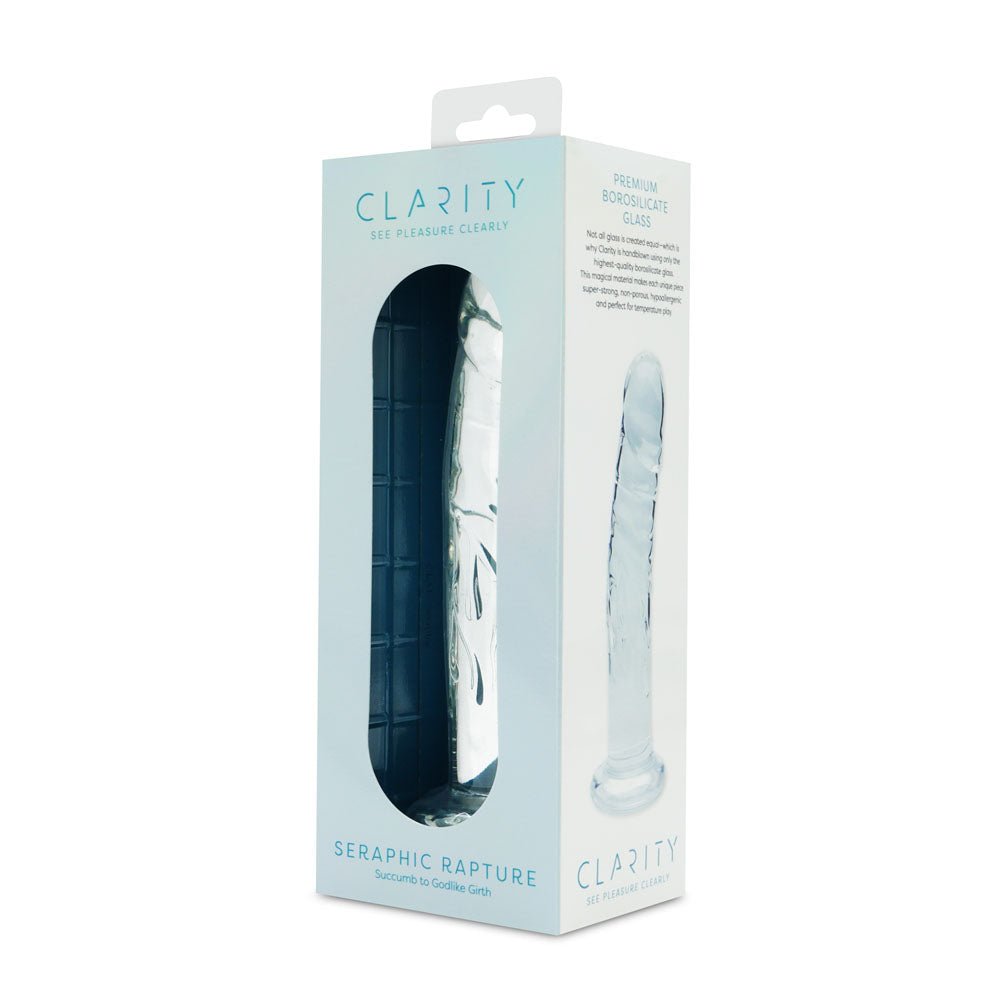 Clarity - Seraphic Rapture 17.8 cm Glass Dildo - GLASS TOYS