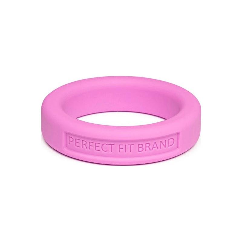 Classic Silicone Medium Stretch Penis Ring 36mm Pink - Adult Toys