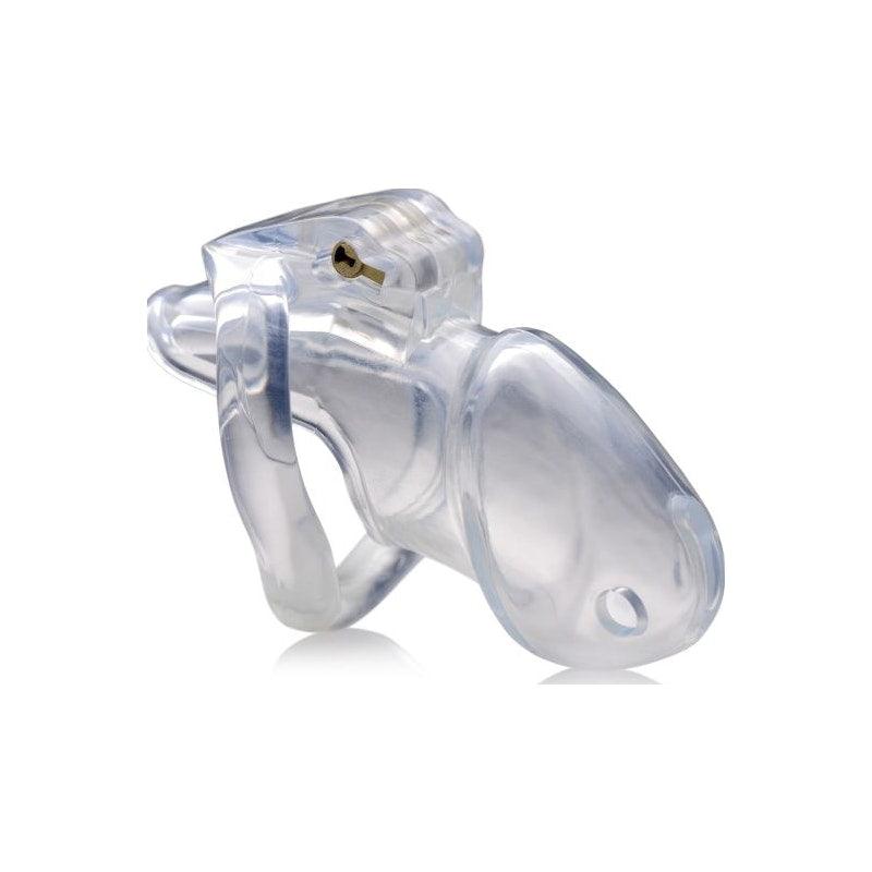 Clear Captor Chastity Cage Medium - Adult Toys