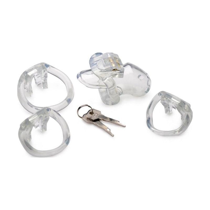Clear Captor Chastity Cage Small - Naughty by Nature Adult Store
