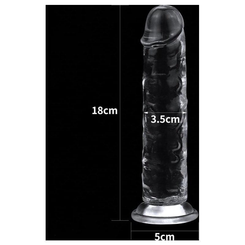 Clear Dildo 7in - Adult Toys