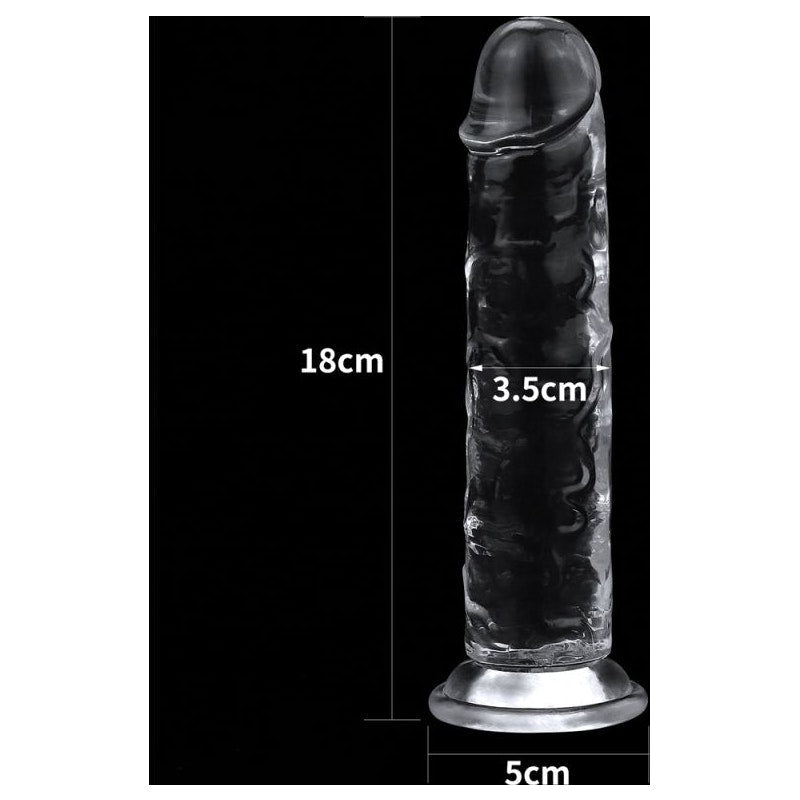 Clear Dildo 7in - Adult Toys