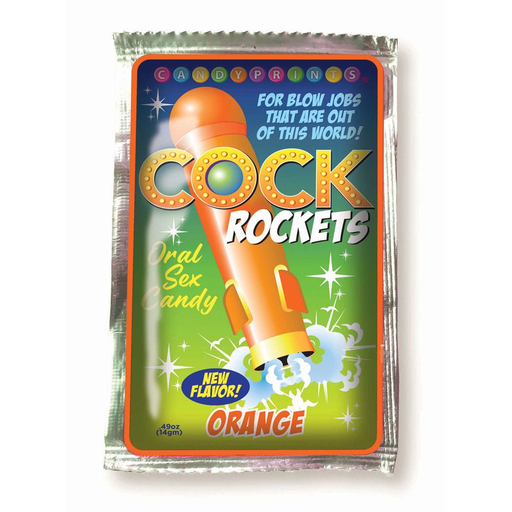 Cock Rockets - Orange Flavoured Oral Sex Candy - NOVELTIES